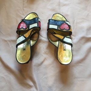 Moschino Open-Toed Mules —EU 37